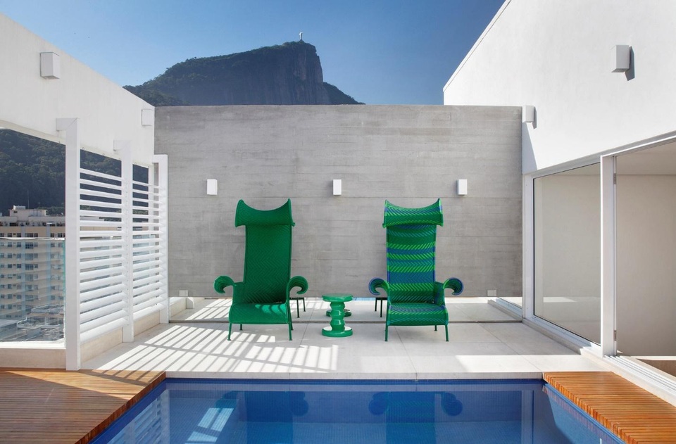 Căn penthouse “lưng tựa núi, mặt hướng biển” ai nhìn cũng mê ở Brazil - 7 Căn penthouse “lưng tựa núi, mặt hướng biển” ai nhìn cũng mê ở Brazil - 7