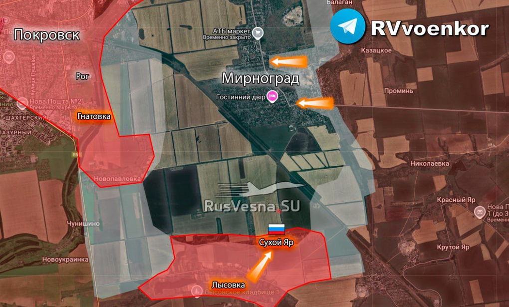 Chiến sự Ukraine 13/11: Pokrovsk - Mirnograd gần như đã thất thủ - 11 Chiến sự Ukraine 13/11: Pokrovsk - Mirnograd gần như đã thất thủ - 11