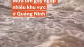 uảng Ninh ngập sâu diện rộng sau đợt mưa lớn
