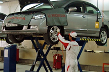 Chăm sóc xe ô tô Honda miễn phí