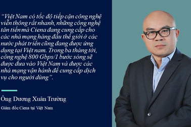 Ciena sắp mang tới cho người dùng Việt hệ thống mạng quang nhanh nhất thế giới