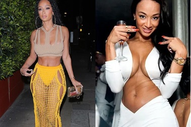 Draya Michele mặc váy lưới bốc lửa ra phố