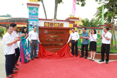 Tuyên Quang: Khánh thành công trình Trường Mầm non Kim Quan, huyện Yên Sơn do Agribank tài trợ