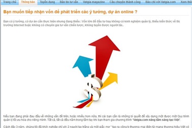 1 triệu USD tài trợ cho dự án thương mại điện tử 