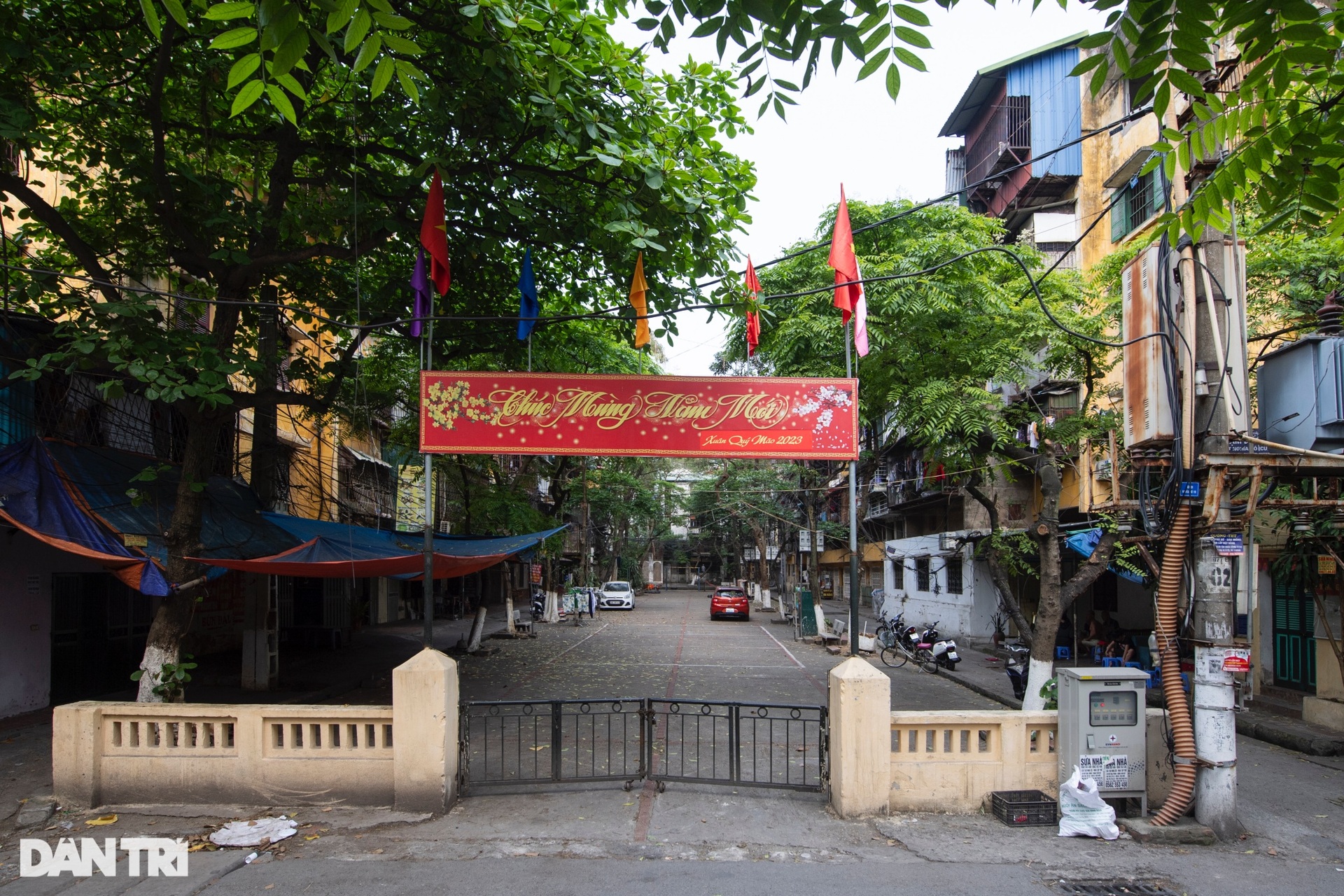 Khu tập thể xập xệ, cây xanh sống xuyên tường như vách núi ở Hà Nội - 1 Khu tập thể xập xệ, cây xanh sống xuyên tường như vách núi ở Hà Nội - 1