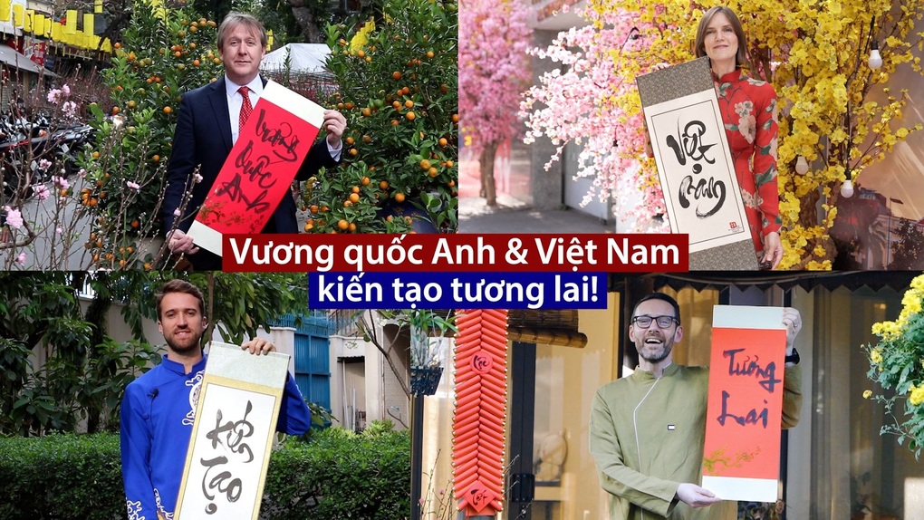 Đại sứ Anh viết thư pháp, gói bánh chưng nhân dịp Tết Quý Mão - 11 Đại sứ Anh viết thư pháp, gói bánh chưng nhân dịp Tết Quý Mão - 11