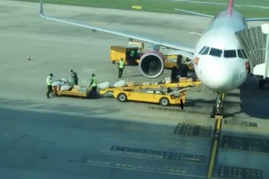 Kỷ luật 2 nhân viên ném hành lý của khách ở sân bay Đà Nẵng