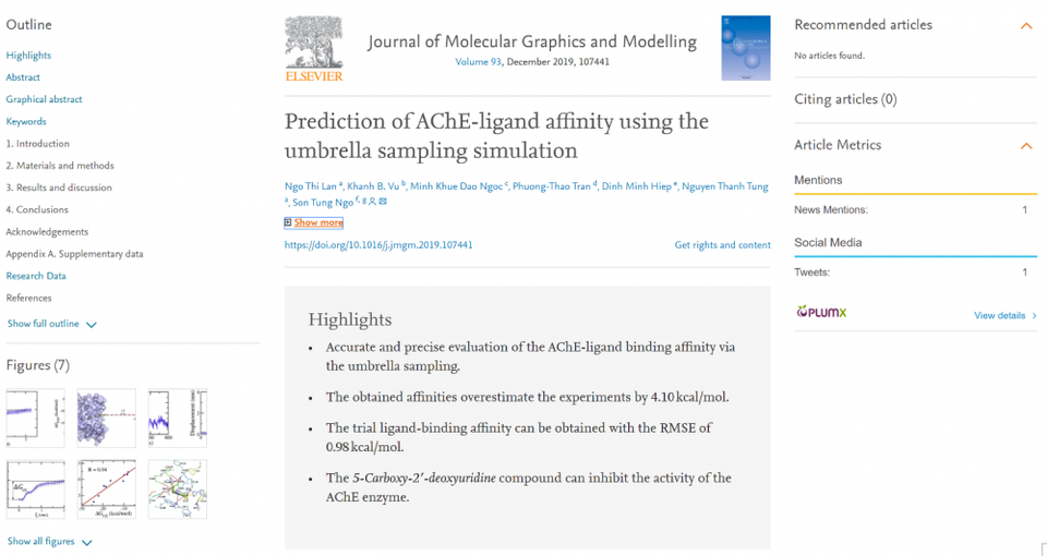 Nữ sinh lớp 12 có nghiên cứu khoa học được công bố trên tạp chí thuộc ISI - 2