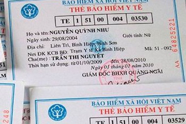 Từ 1/1/2011, cấp thẻ bảo hiểm y tế không có ảnh
