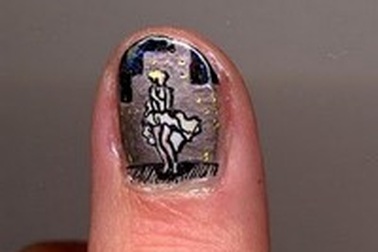 Tác phẩm nghệ thuật trên móng tay