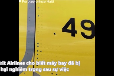 Hy hữu máy bay bị trúng đạn khi đang chuẩn bị hạ cánh