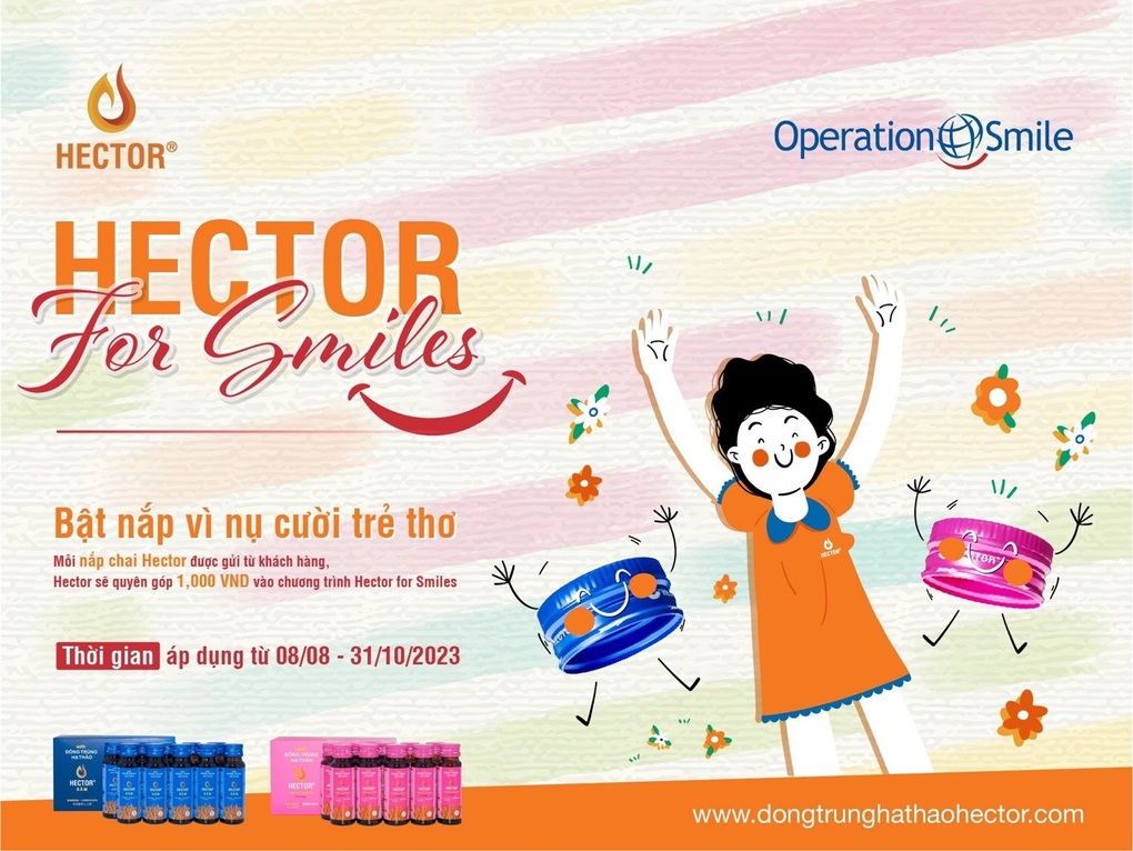 Hector và Operation Smile khởi động chương trình vì nụ cười trẻ thơ - 1 Hector và Operation Smile khởi động chương trình vì nụ cười trẻ thơ - 1