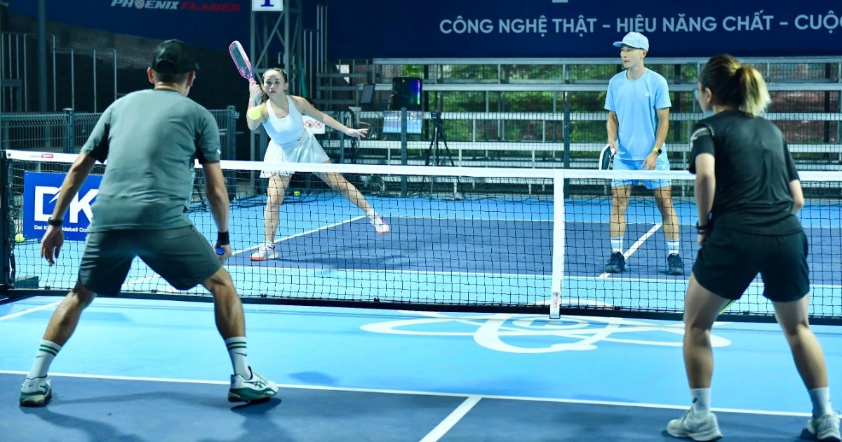 Áp dụng công nghệ VAR hiện đại nhất ở giải pickleball của báo Dân trí