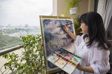 Lan Phương: Con thuyền ngược dòng tìm về với hội họa