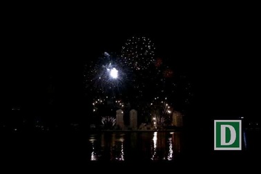 Màn trình diễn pháo hoa của đội Anh