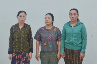 3 "quý bà" đi cắt trộm gần 7.000m cáp điện để bán đồng nát