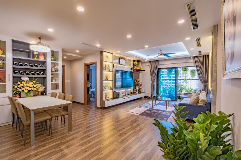 Mãn nhãn với căn hộ 140m2 của cặp vợ chồng tỉnh lẻ sau 1 thập kỷ tích cóp - 1