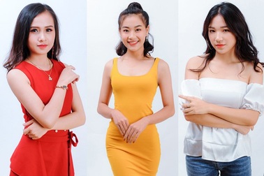 Thiếu nữ xinh đẹp đọ dáng tại vòng 3 cuộc thi tài sắc sinh viên