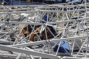 Quảng Ngãi:  Sập mái nhà xưởng, 5 công nhân thương vong