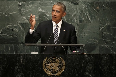 Ông Obama kêu gọi giải quyết tranh chấp Biển Đông tại Liên Hợp Quốc