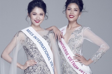 Bận thi Miss Universe, Nguyễn Thị Loan vẫn chúc Thuỳ Dung trước giờ G Miss International
