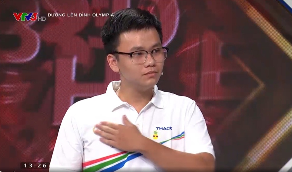 Nam sinh chuyên Ams giành tấm vé cuối cùng vào chơi Chung kết Olympia 22 - 3 Nam sinh chuyên Ams giành tấm vé cuối cùng vào chơi Chung kết Olympia 22 - 3