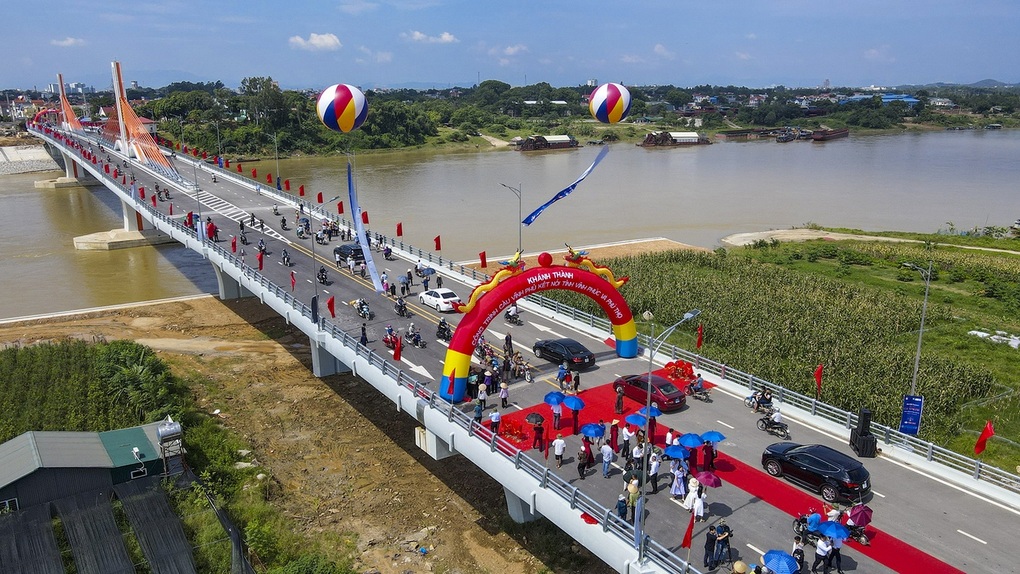 4 cây cầu nối liền hai tỉnh Phú Thọ - Vĩnh Phúc - 1 4 cây cầu nối liền hai tỉnh Phú Thọ - Vĩnh Phúc - 1