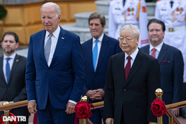 Toàn cảnh Lễ đón chính thức Tổng thống Mỹ Joe Biden tại Phủ Chủ tịch