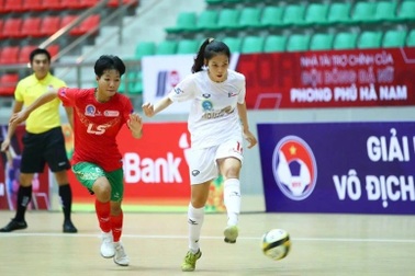 Thái Sơn Nam TPHCM vô địch lượt đi giải Futsal nữ 2024