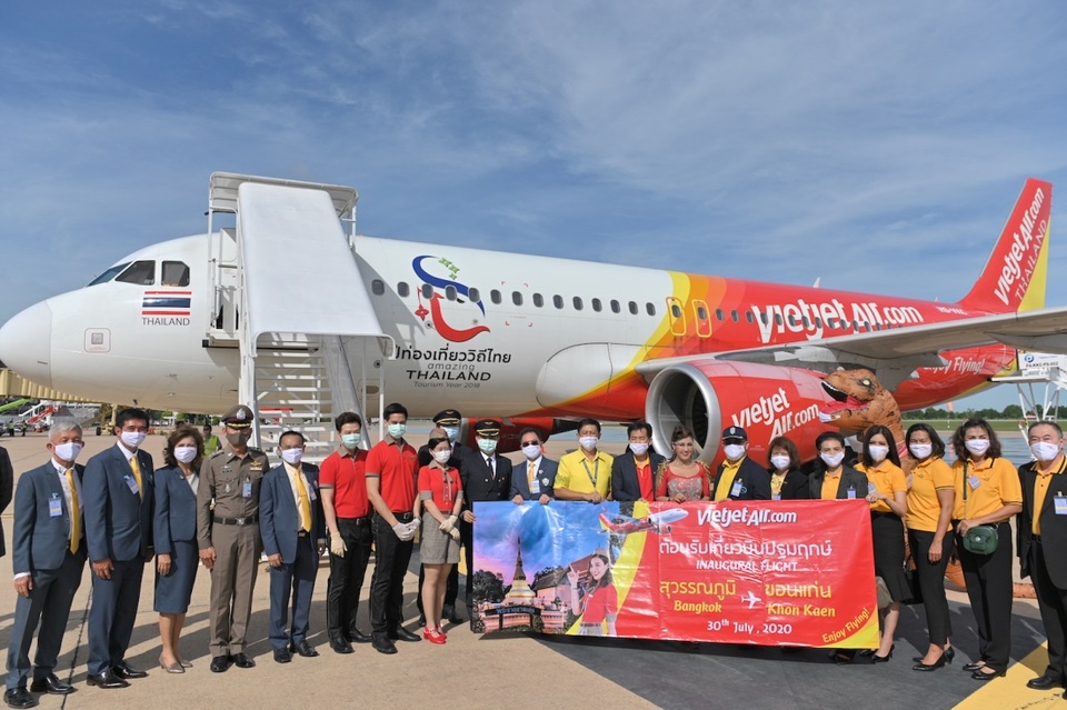 Vietjet Thái Lan khai trương đường bay Bangkok-Khon Kaen giá chỉ từ 5 Baht - 1 Vietjet Thái Lan khai trương đường bay Bangkok-Khon Kaen giá chỉ từ 5 Baht - 1
