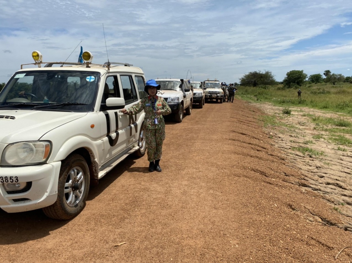 Nữ quan sát viên quân sự Việt Nam tại Nam Sudan kể chuyện đi tuần tra - 1 Nữ quan sát viên quân sự Việt Nam tại Nam Sudan kể chuyện đi tuần tra - 1