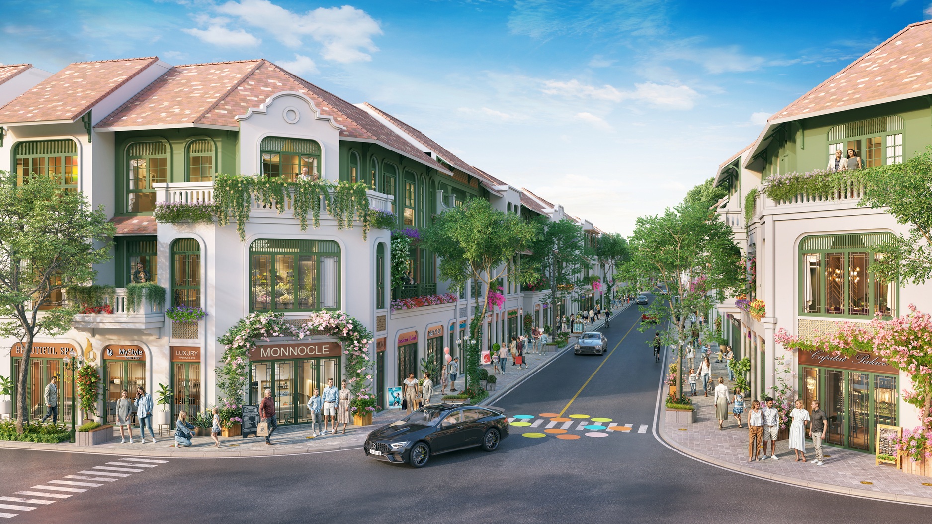 Nhà phố Sun Group Nam Hà Nội: Tiềm năng thương mại bên trục lễ hội sầm uất - 3