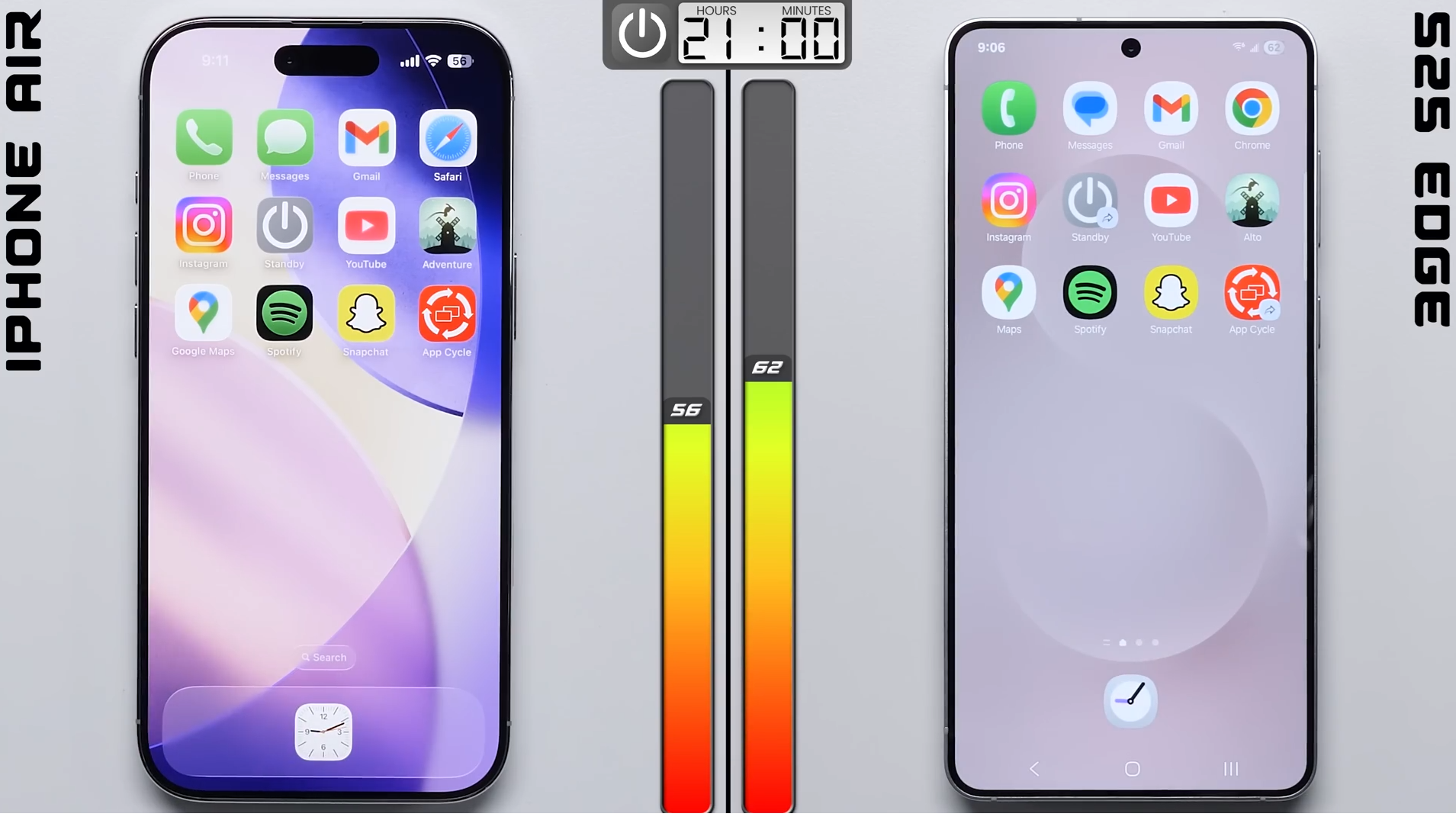 Đọ pin của iPhone Air và Samsung Galaxy S25 Edge: Máy nào thắng? - 2