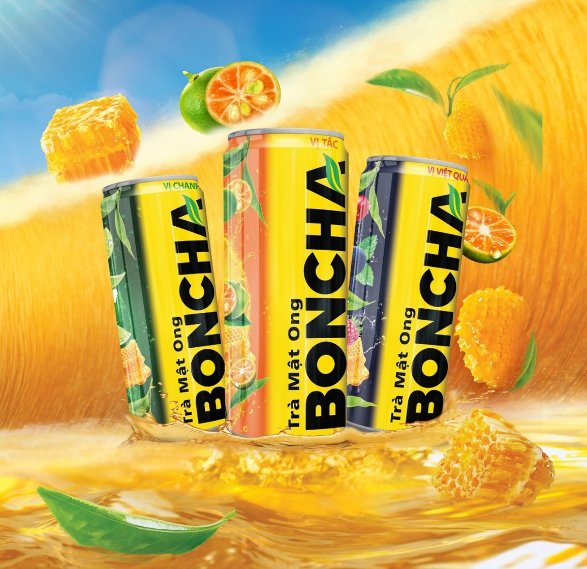 Trà mật ong BONCHA thanh mát cuộn trào, đánh bay nắng nóng - 2