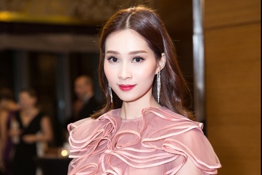 Hoa hậu Đặng Thu Thảo lần đầu xuất hiện sau khi tốt nghiệp