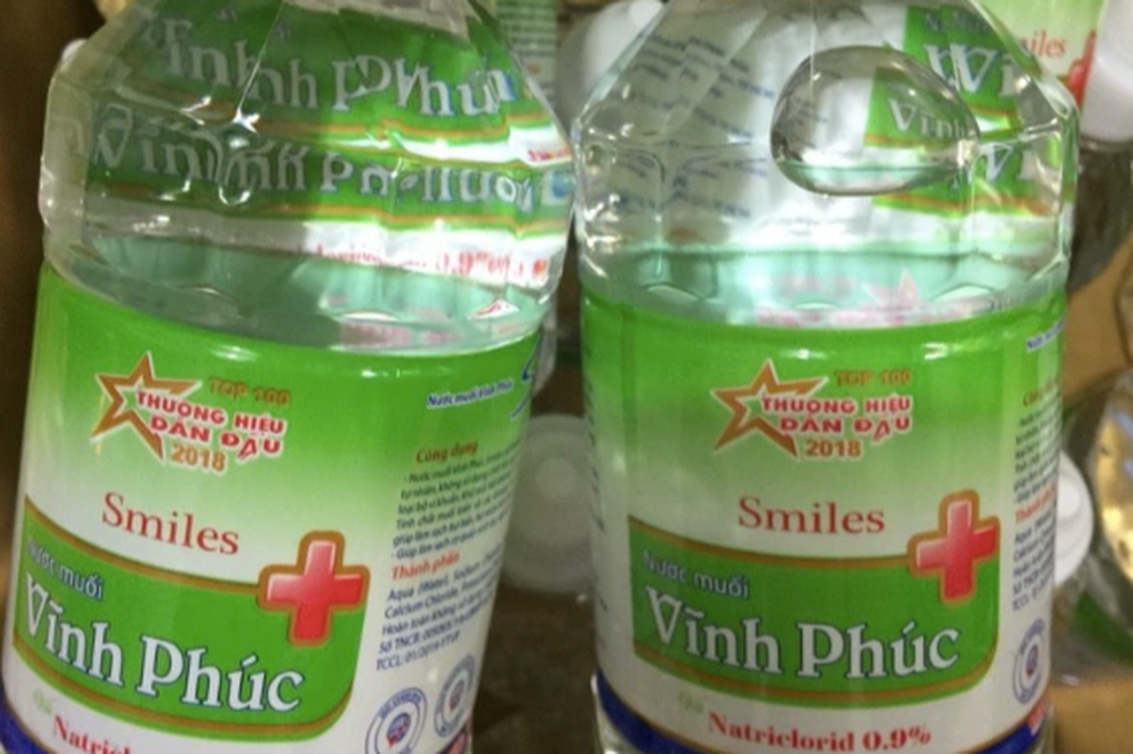 Thu hồi lô nước muối sinh lý Vĩnh Phúc không đạt chất lượng - 1 Thu hồi lô nước muối sinh lý Vĩnh Phúc không đạt chất lượng - 1