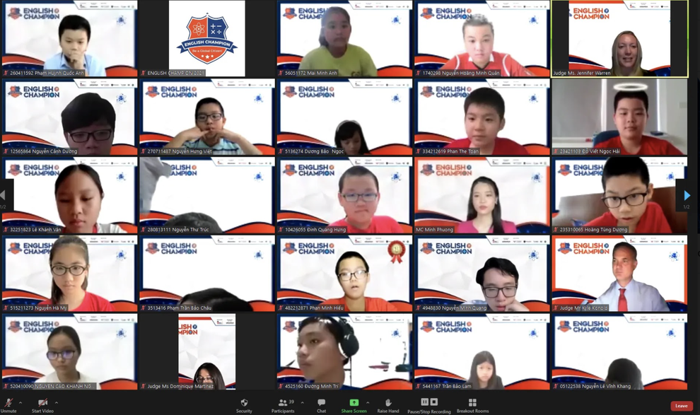 3 học sinh xuất sắc giành giải Quán quân English Champion 2021 - 1 3 học sinh xuất sắc giành giải Quán quân English Champion 2021 - 1