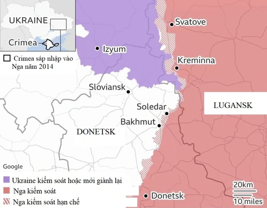 Nga nỗ lực chiếm Bakhmut trước khi Ukraine nhận xe tăng của phương Tây - 2 Nga nỗ lực chiếm Bakhmut trước khi Ukraine nhận xe tăng của phương Tây - 2