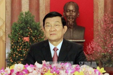Thư chúc tết Ất Mùi của Chủ tịch nước Trương Tấn Sang