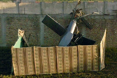 Xác trực thăng tham gia tiêu diệt Bin Laden trở về Mỹ