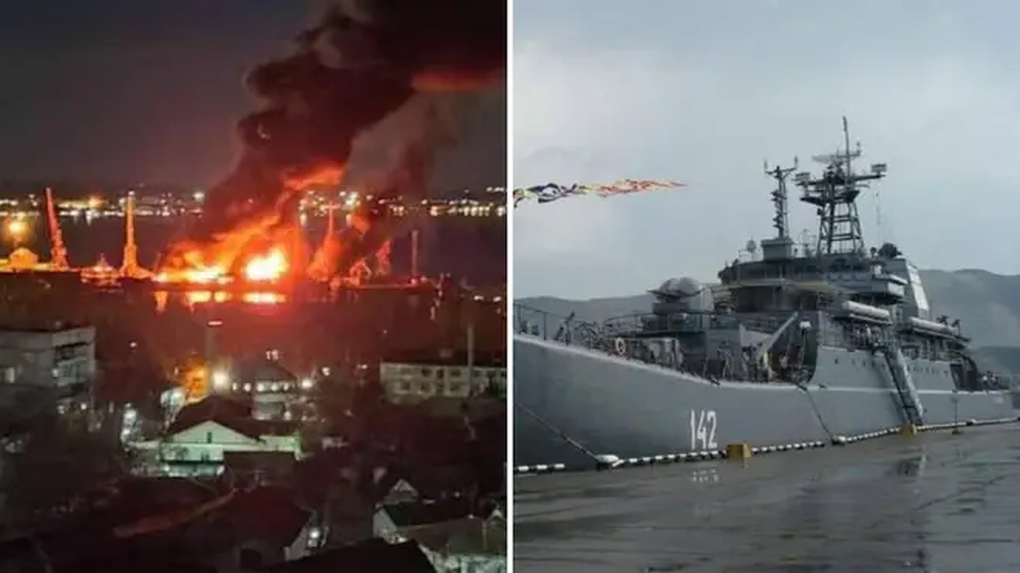33 thủy thủ Nga nghi mất tích sau vụ chiến hạm trúng tên lửa Ukraine - 1 33 thủy thủ Nga nghi mất tích sau vụ chiến hạm trúng tên lửa Ukraine - 1