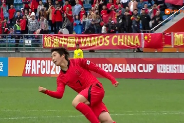 U20 Trung Quốc thất bại trước U20 Hàn Quốc