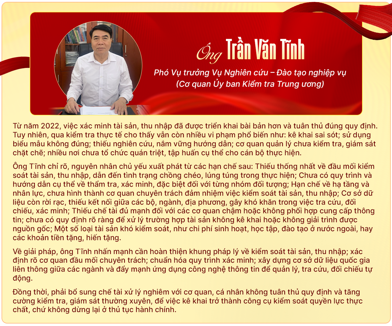 Neformální přiznání majetku úředníků (část 2): Zaplnění mezer v kontrole - 19 Để kê khai tài sản của cán bộ không hình thức (kỳ 2): Lấp lỗ hổng trong khâu kiểm soát - 19