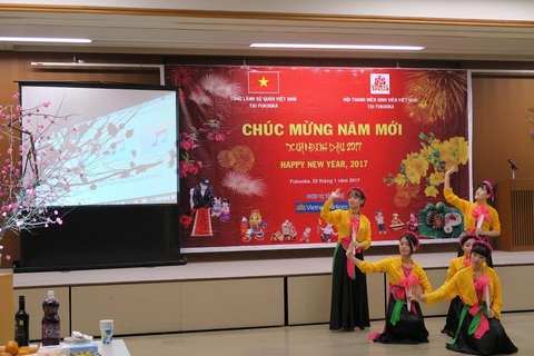 Người Việt ở Fukuoka vui đón Tết Đinh Dậu