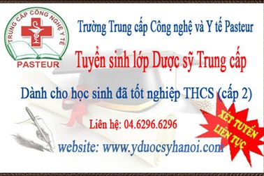 Trung cấp Dược tuyển sinh học sinh tốt nghiệp THCS (cấp 2) chưa tốt nghiệp THPT (cấp 3)
