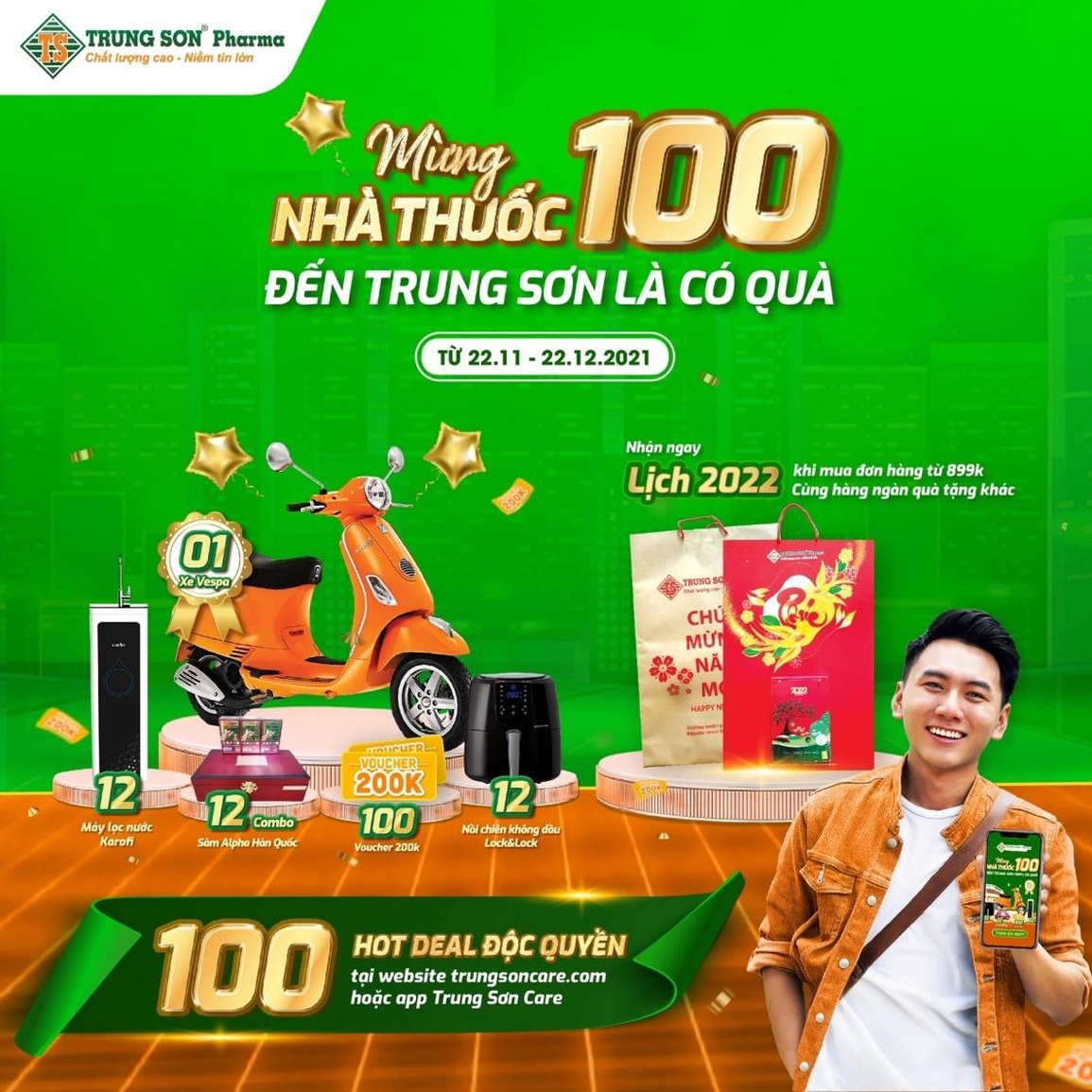 Trung Sơn Pharma mừng nhà thuốc thứ 100 của hệ thống tại Mekong - 4 Trung Sơn Pharma mừng nhà thuốc thứ 100 của hệ thống tại Mekong - 4