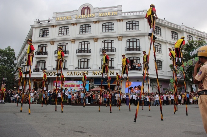 Lễ hội đường phố tại Festival Huế. Ảnh tư liệu