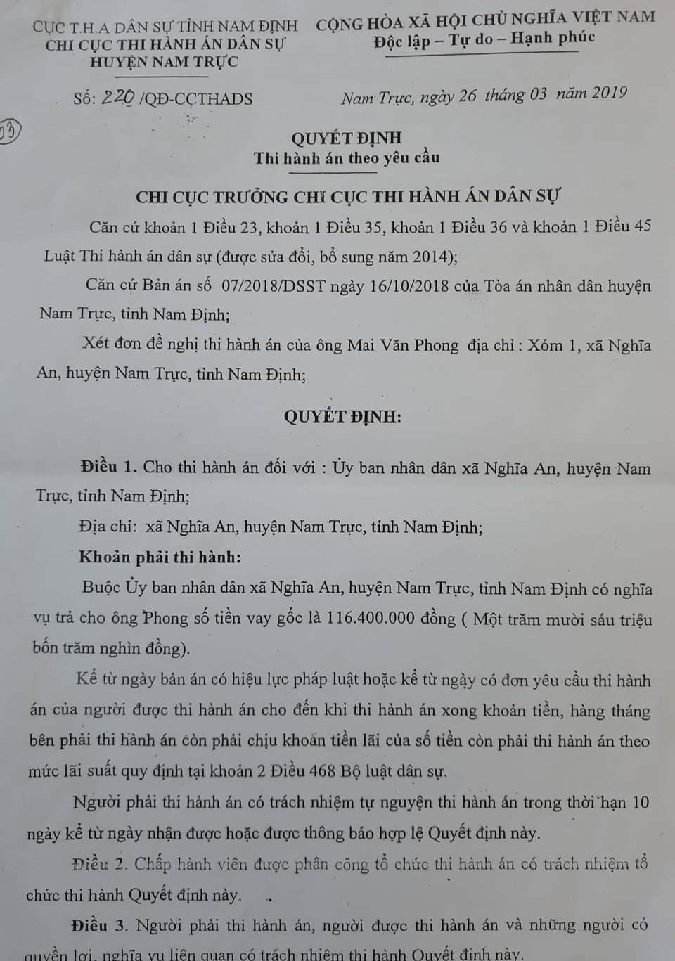 Vay tiền của dân để vượt khó, 14 năm chính quyền vẫn không trả! - 6 Vay tiền của dân để vượt khó, 14 năm chính quyền vẫn không trả! - 6