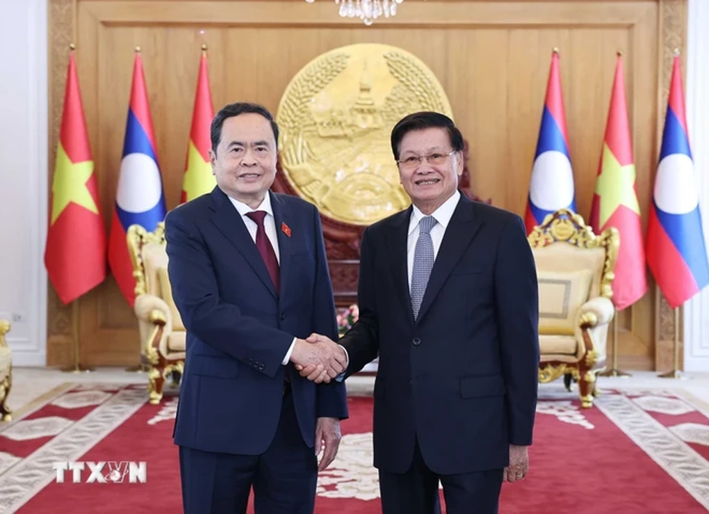 Chủ tịch Quốc hội Trần Thanh Mẫn hội kiến Tổng Bí thư, Chủ tịch nước Lào - 2 Chủ tịch Quốc hội Trần Thanh Mẫn hội kiến Tổng Bí thư, Chủ tịch nước Lào - 2