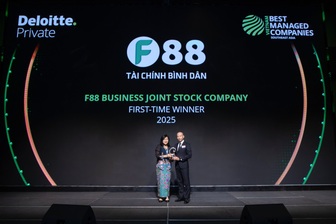F88 được Deloitte trao danh hiệu “Doanh nghiệp Việt Nam được quản trị tốt nhất 2025”